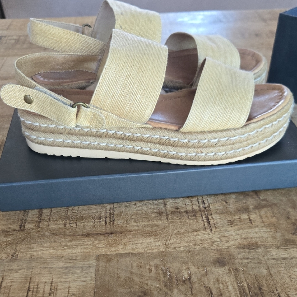 SILENT D ALECK Canvas Espadrille Platform